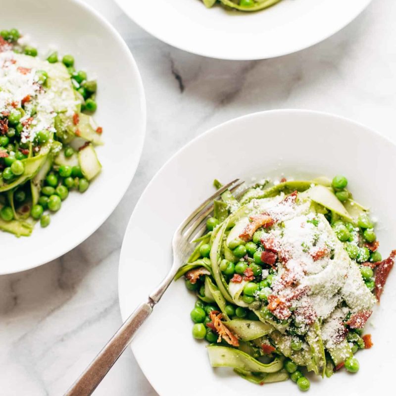 A picture of Pesto Asparagus Noodles