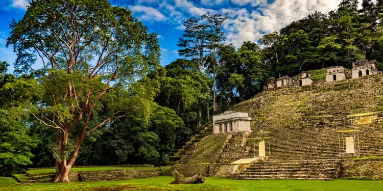 Bonampak main courtyard