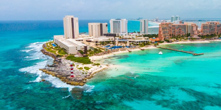 Cancun Resort - Aerial View