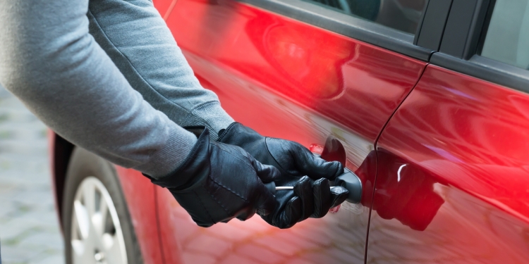 Car Break-in via Door