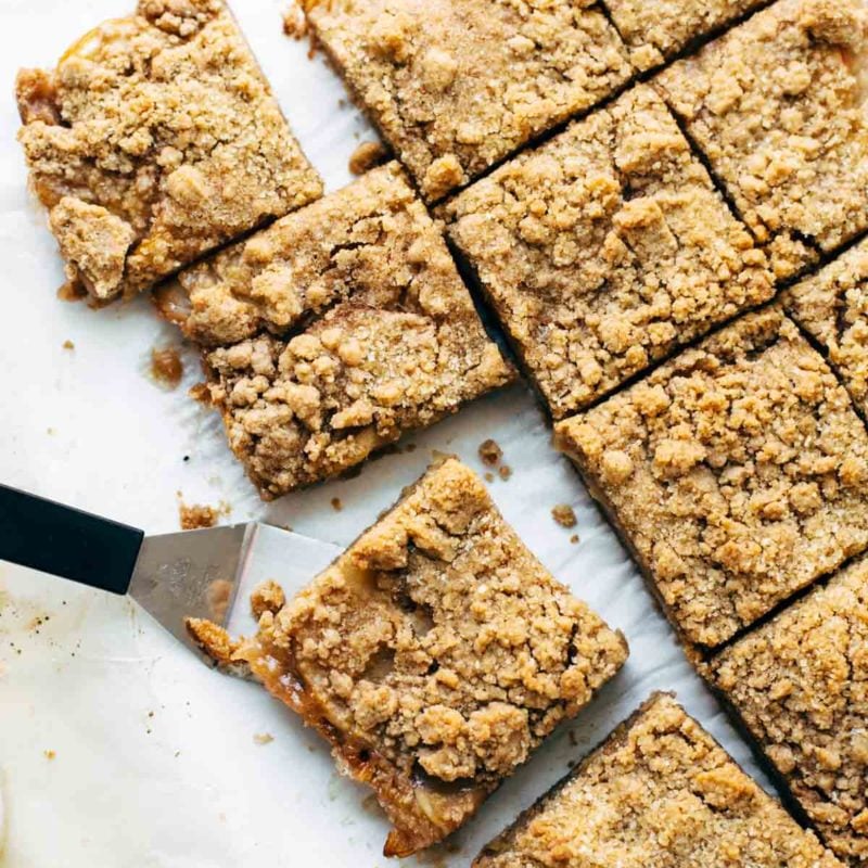 A picture of Addicting Caramel Apple Crisp Bars