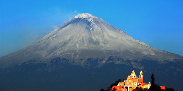 Cholula and Popocatepetl