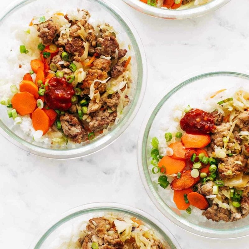 A picture of 15-Minute Egg Roll in a Bowl