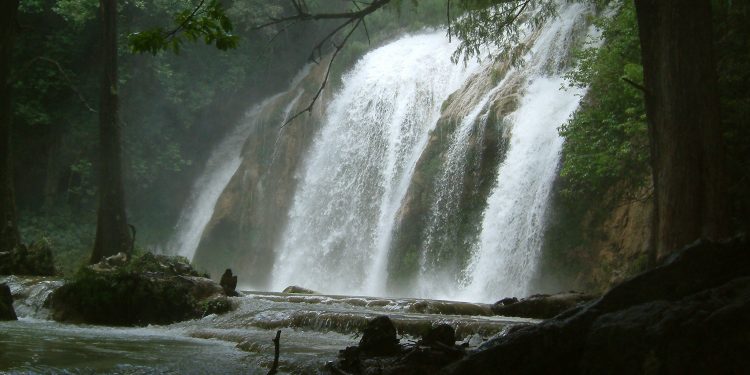 El Chiflon Waterfall in Chiapas, Mexico