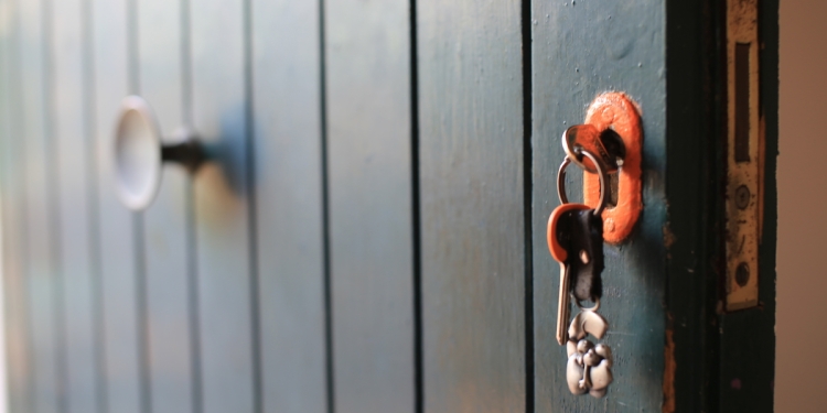 Keys inside a door lock. Photo courtesy of Katja Anokhina