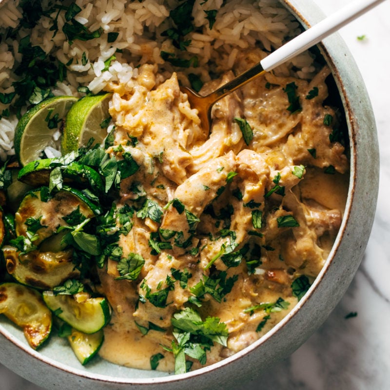 A picture of Lemongrass Chicken with Rice and Zucchini