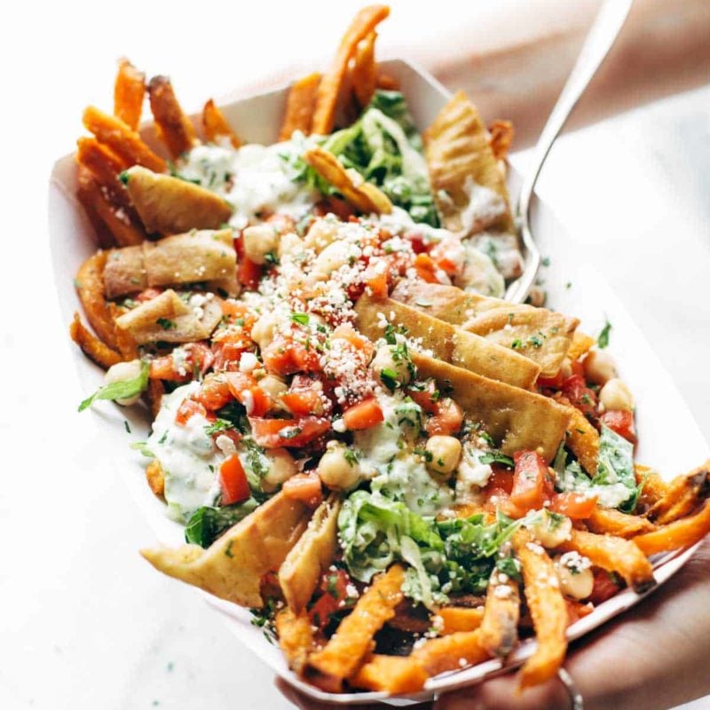 A picture of Loaded Mediterranean Street Cart Fries