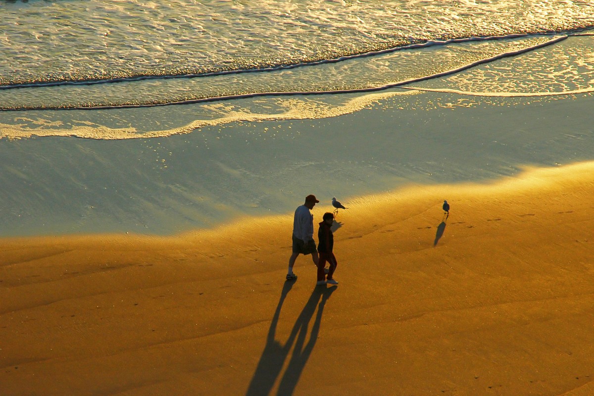 Retired Couple on Beach