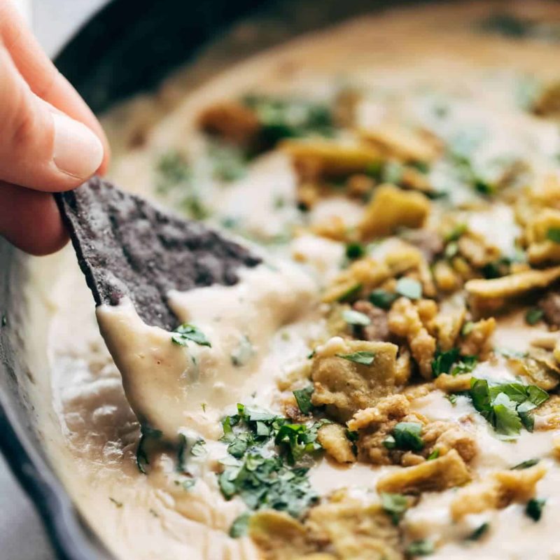 A picture of Spinach Queso with Crispy Jalapeños