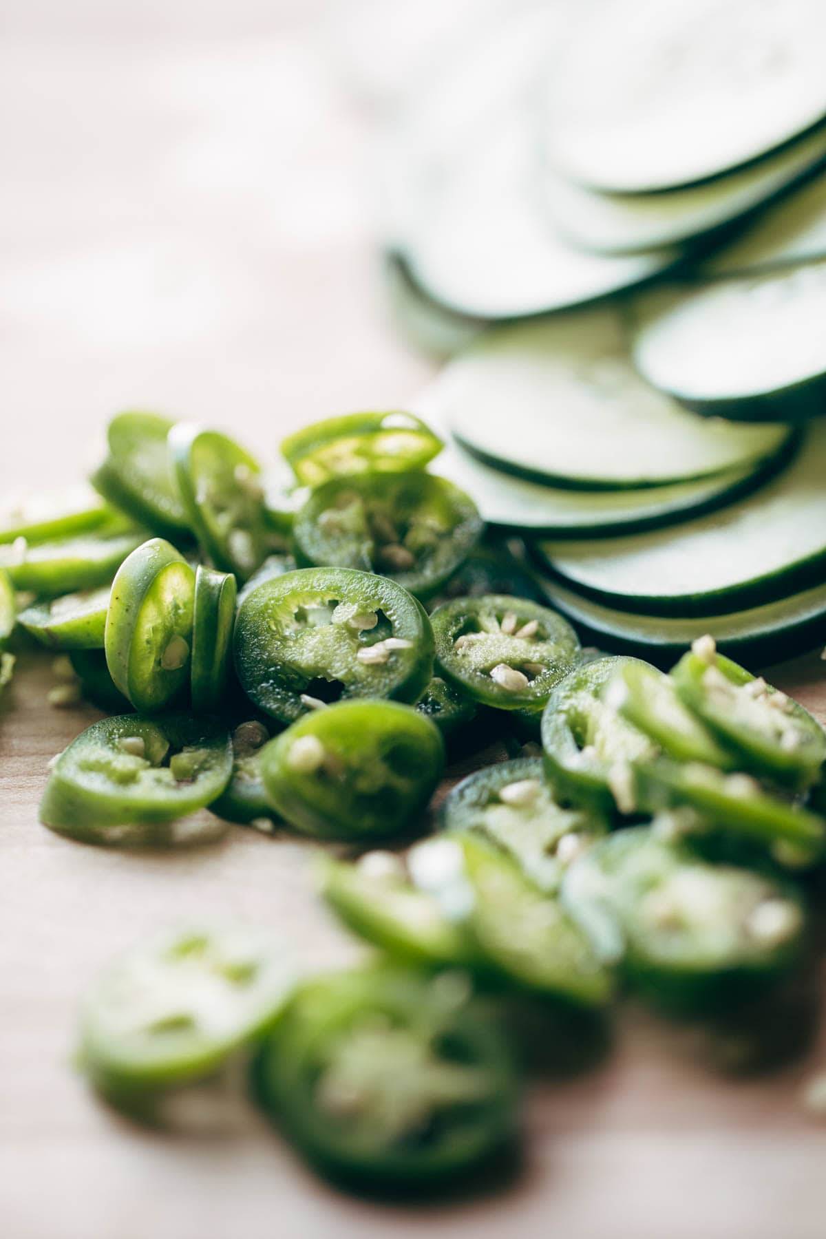 Serrano Peppers.