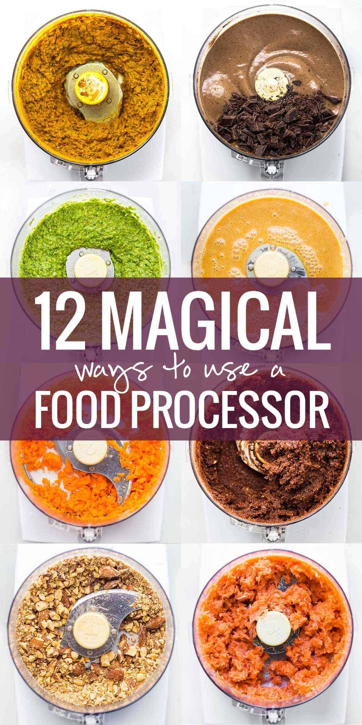 12 Magical Ways to use a Food Processor | pinchofyum.com